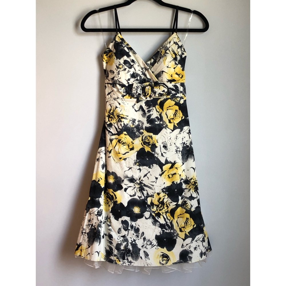 Floral Empire Waisted Strappy Dress